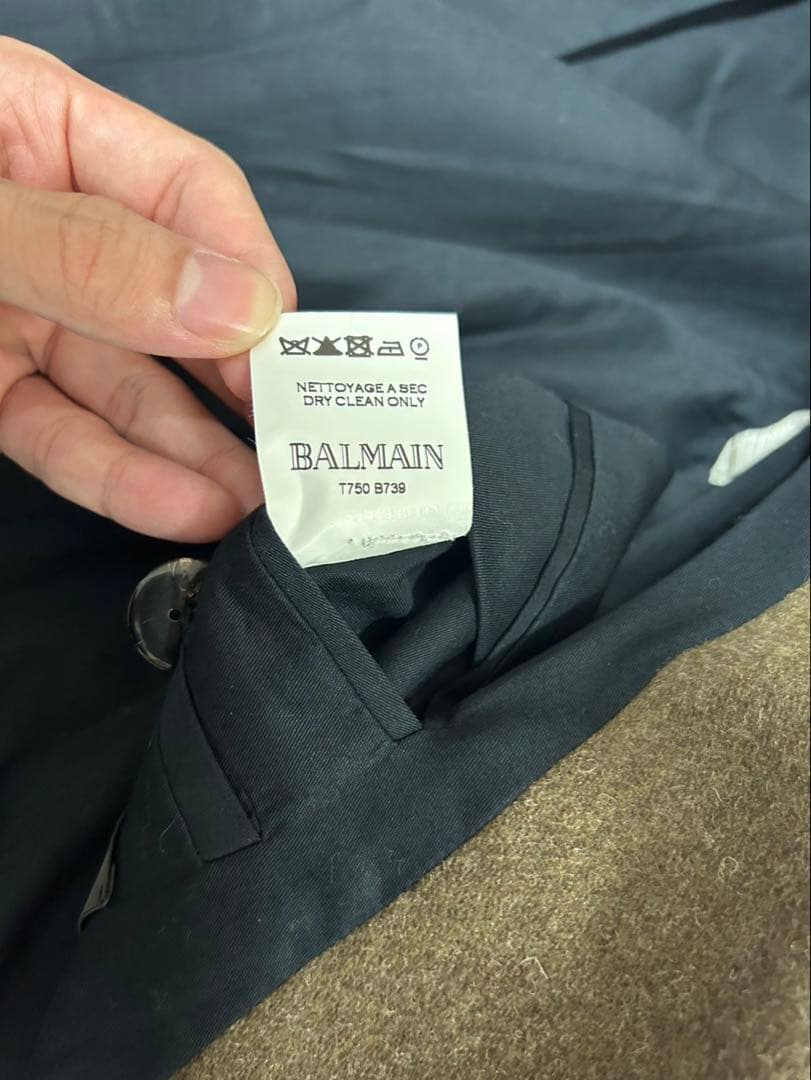 Balmain Homme AW11 Pコート ウールコート 46 - メルカリ