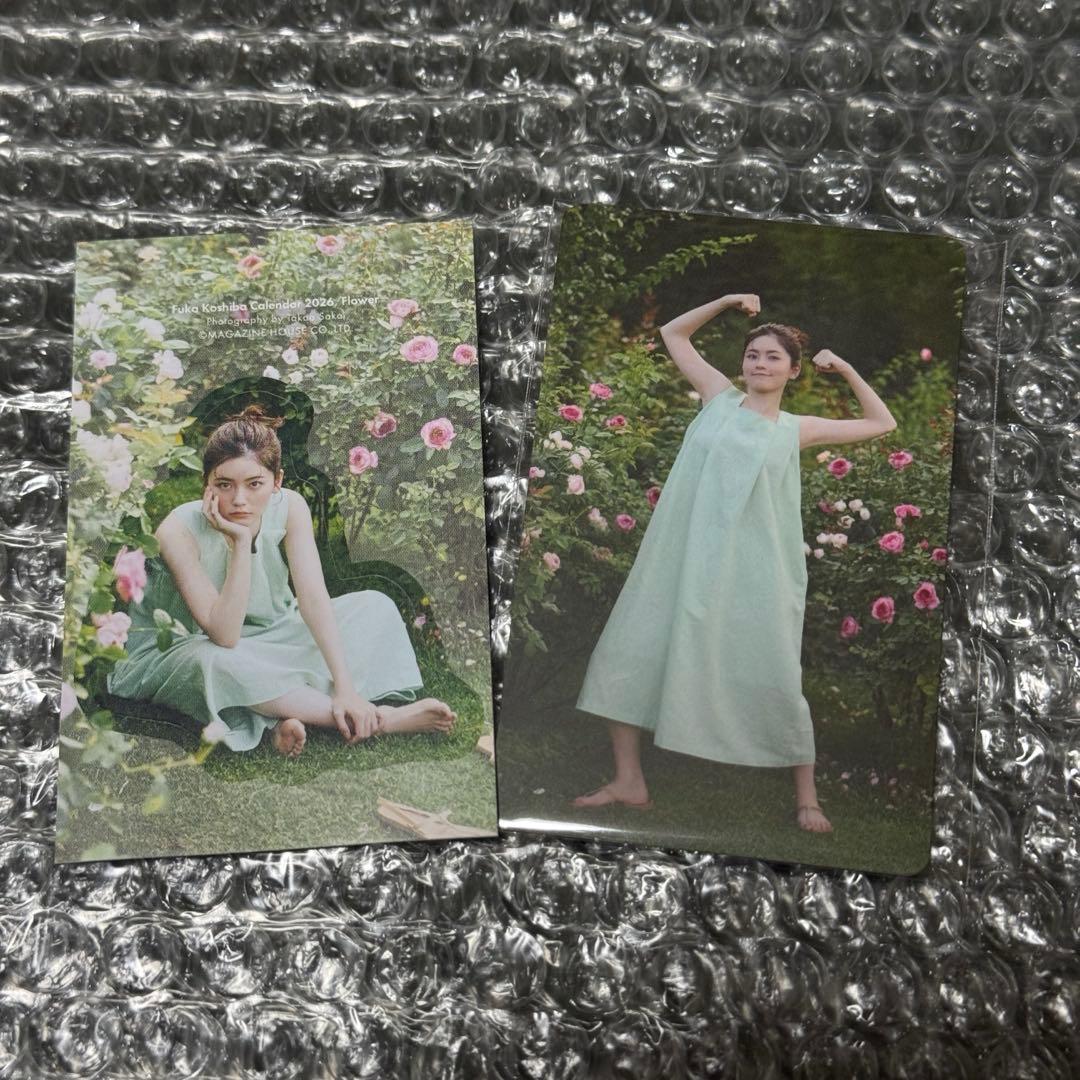 小芝風花2026カレンダー【Flower】 ステッカー&フォトカード - メルカリ