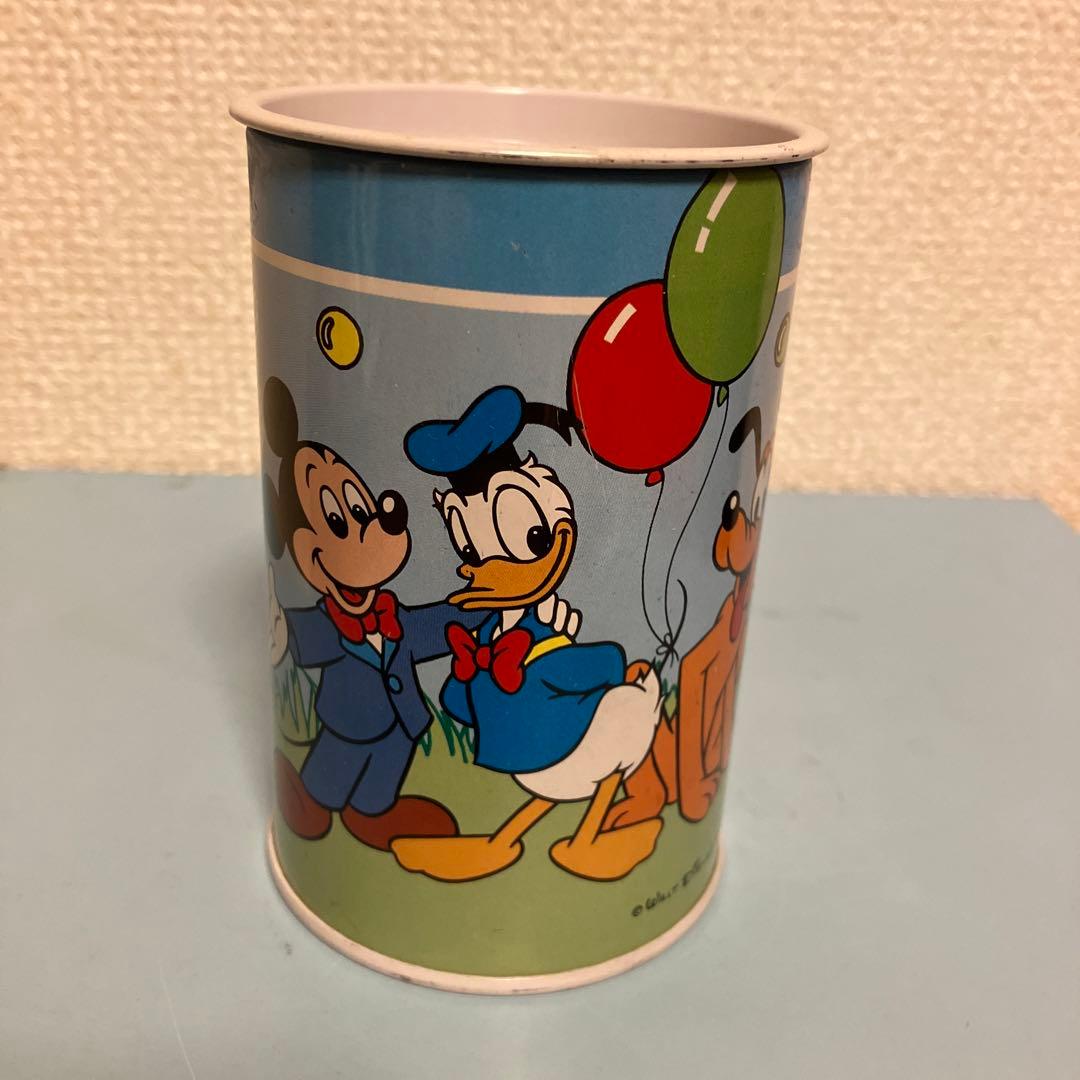 昭和レトロ ディズニー缶貯金箱 フジカラーHR 検索サクラカラー