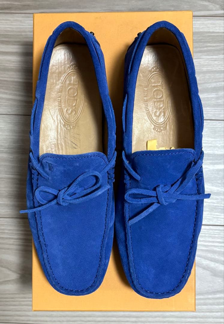 【美品】Tod's スエード ゴンミーニ ドライビングシューズ 26.5cm