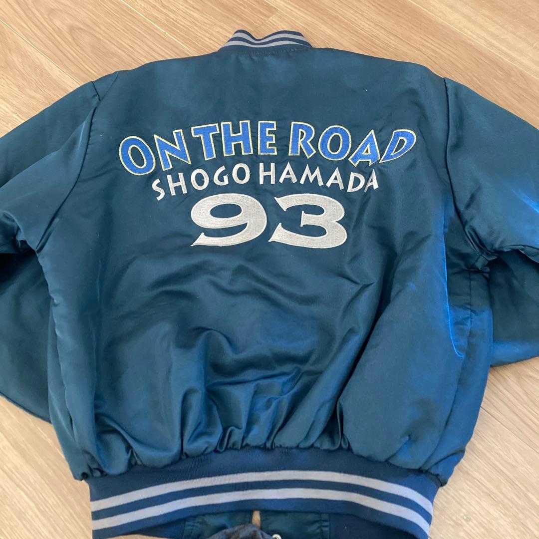浜田省吾ネイビー スタジャン Road & Sky - メルカリ