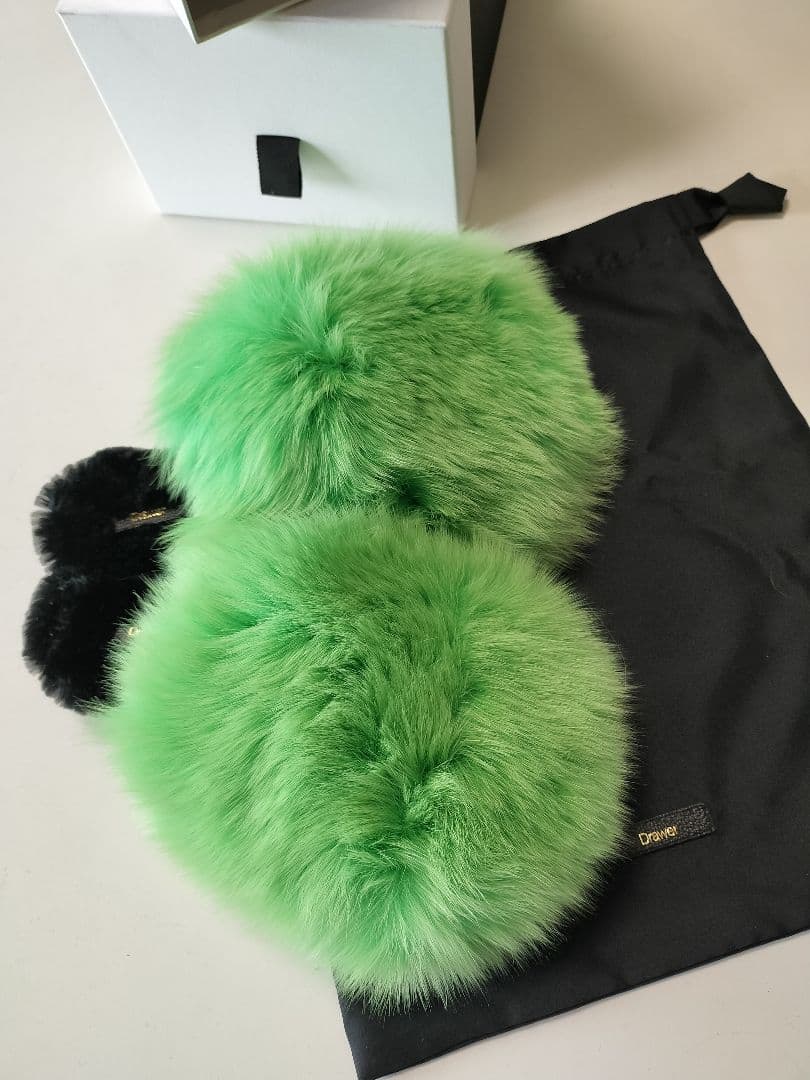 ドゥロワー リアルファー　ミュール サンダル　サイズ１ 楽天市場】【1700円クーポン利用で】ファーサンダル バブーシュ 靴