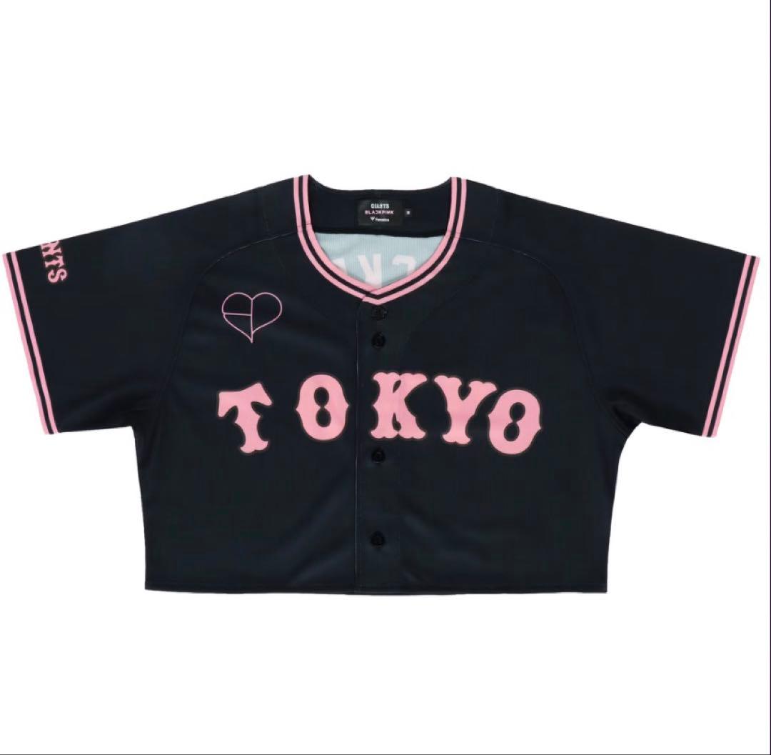 読売ジャイアンツ×BLACKPINK ユニフォーム クロップド　ブラック 読売ジャイアンツ×BLACKPINK ブラック クロップド ユニホーム
