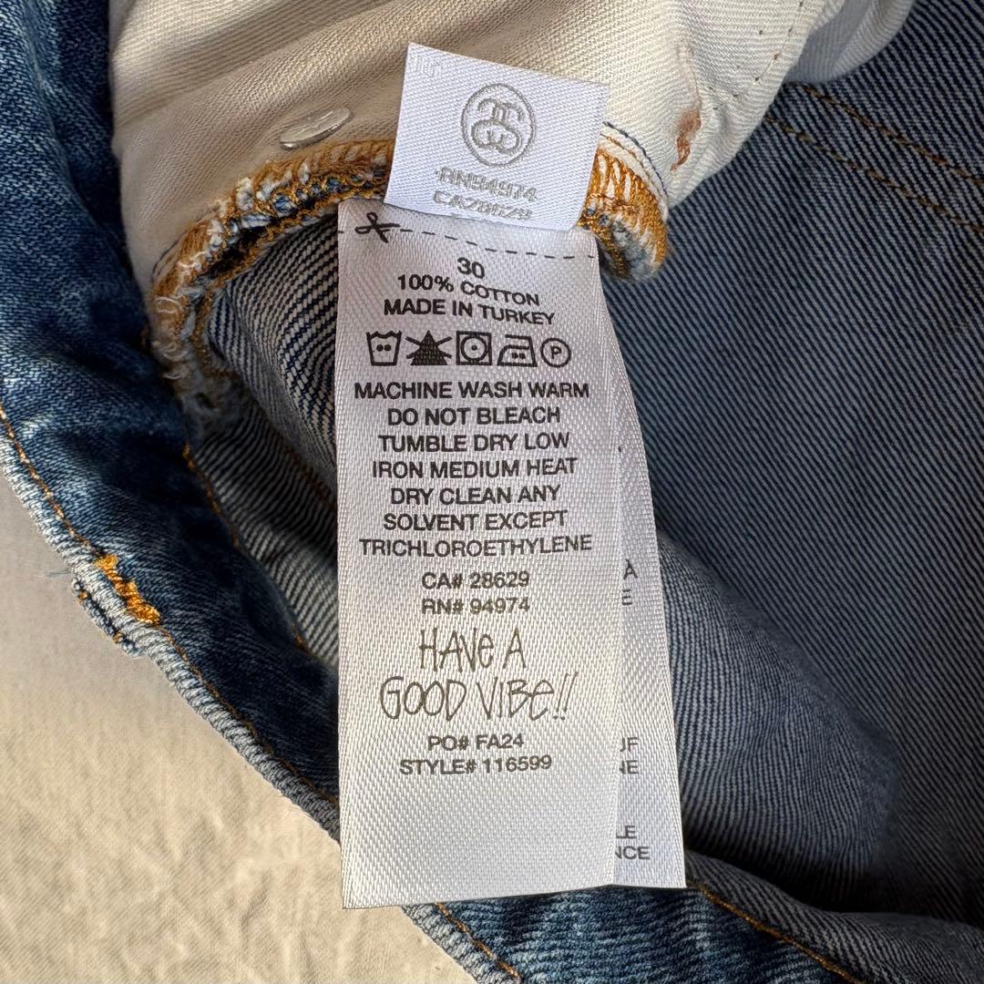 オモシーチャンネル ブナ着用 Stussy BIG OL デニムジーンズ 30 - メルカリ