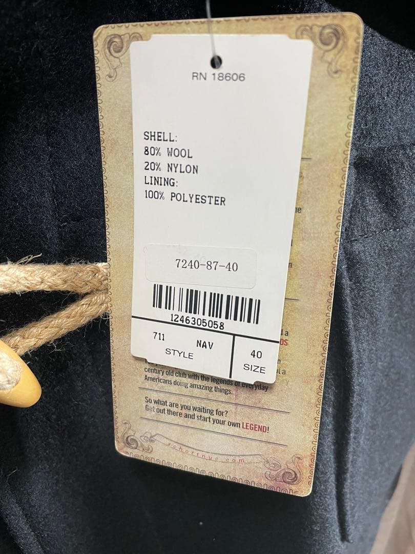【専用】Shcott nyc U.S.711N ダッフルコート Size40