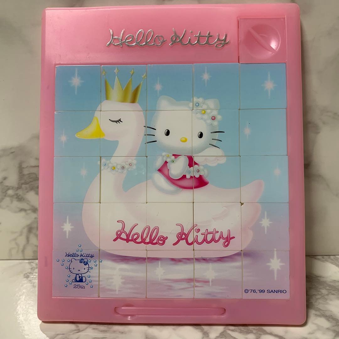 Sanrio ハローキティ 25周年 両面25パズル カオハナ 白鳥 - メルカリ