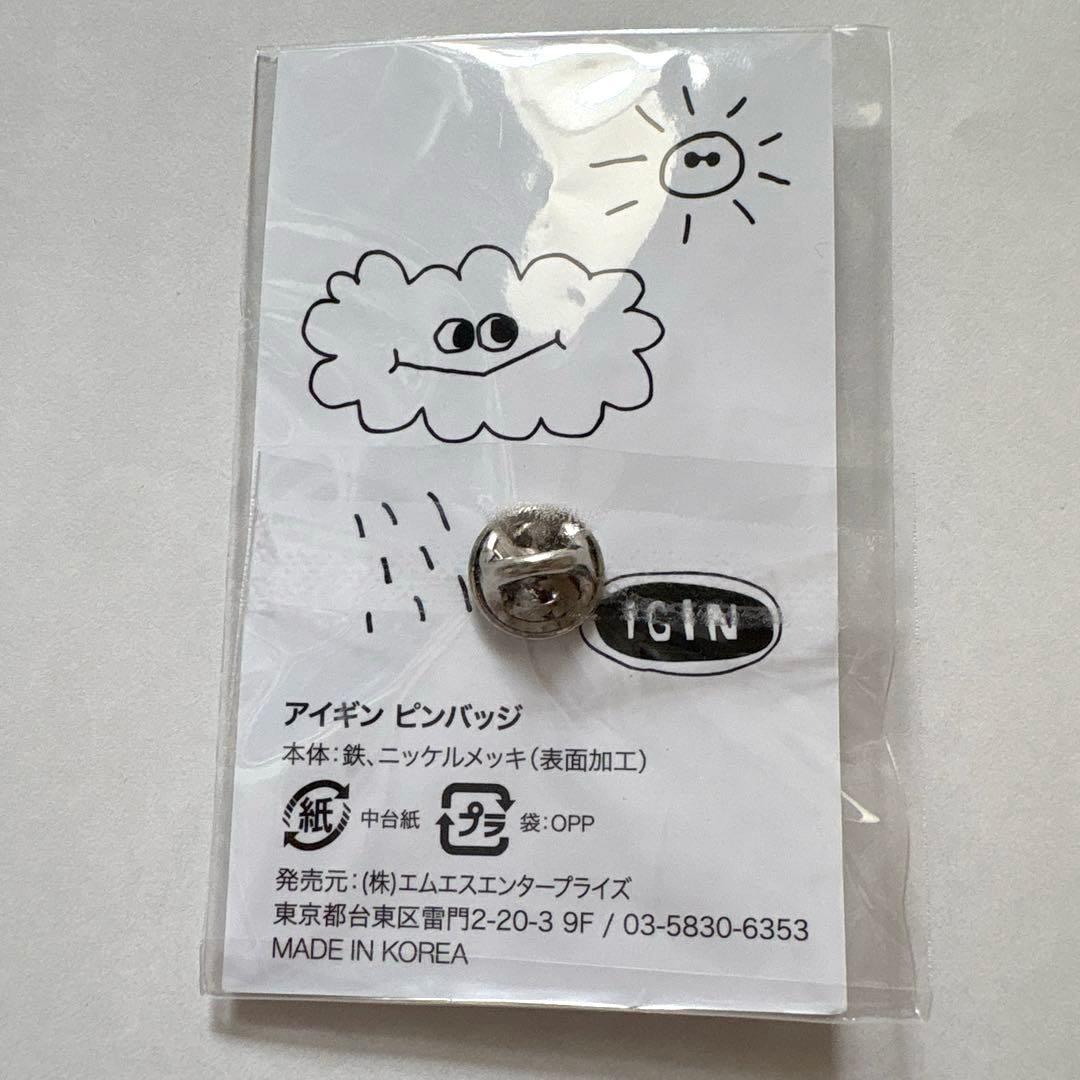 BTS JIN IGIN ポップアップ クリスマス カプセルトイ ピンバッジ