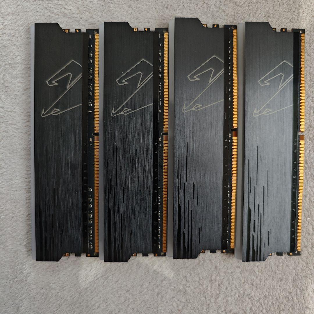 【動作確認済み】AORUS DDR4メモリ 8GB×4(32GB) デスクトップパソコン用 メモリ DDR4 8GB ×2枚 (16GB) 2666MHz 相性