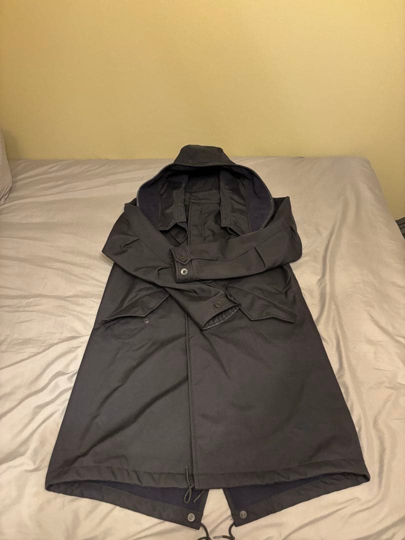 FRED PERRY フード付きモッズコート XS ダークグレー FRED PERRY（フレッドペリー） レディース モッズコート 2023FWモデル