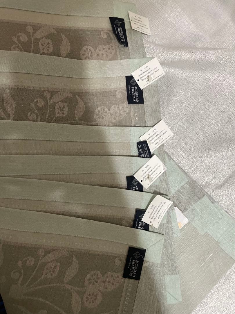 新品未使用！ルジャカールフランセ麻テーブルランナーランチョン6枚