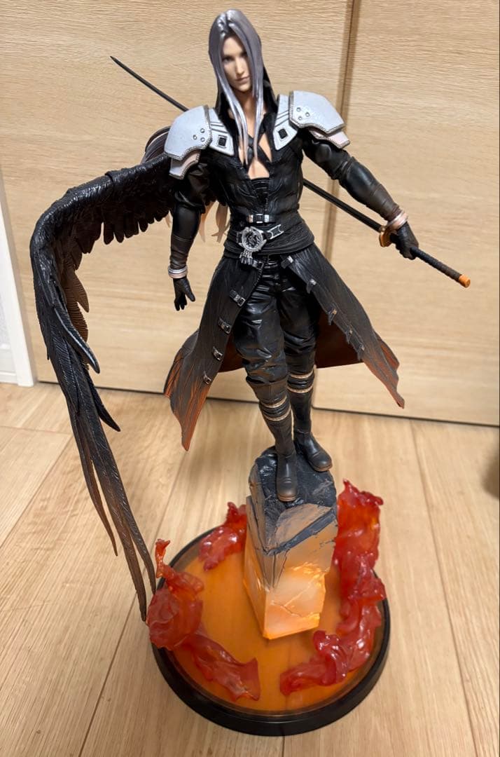 限定品]FF7リバース セフィロス STATIC ARTS フィギュア - メルカリ