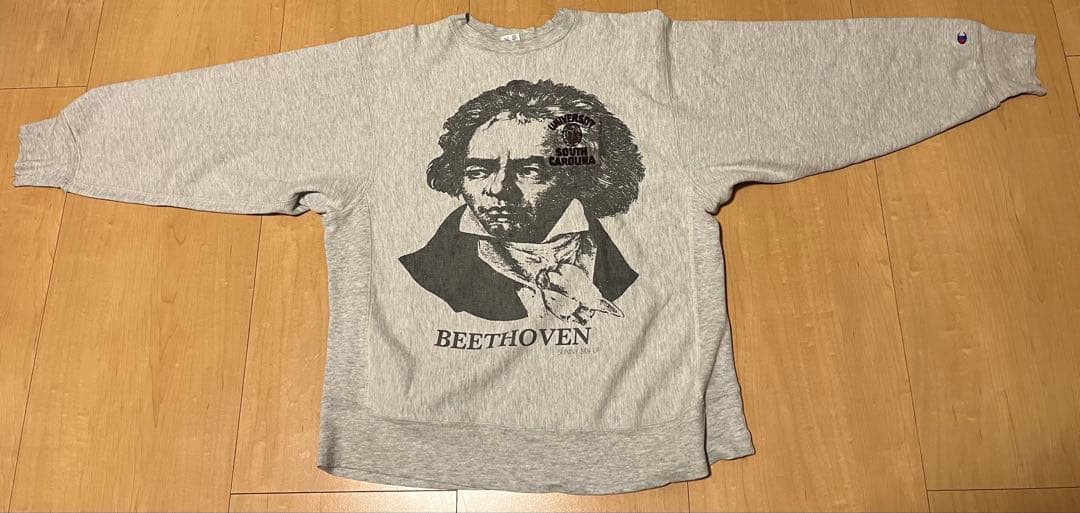 sunny side up ベートーヴェン スウェット champion - メルカリ