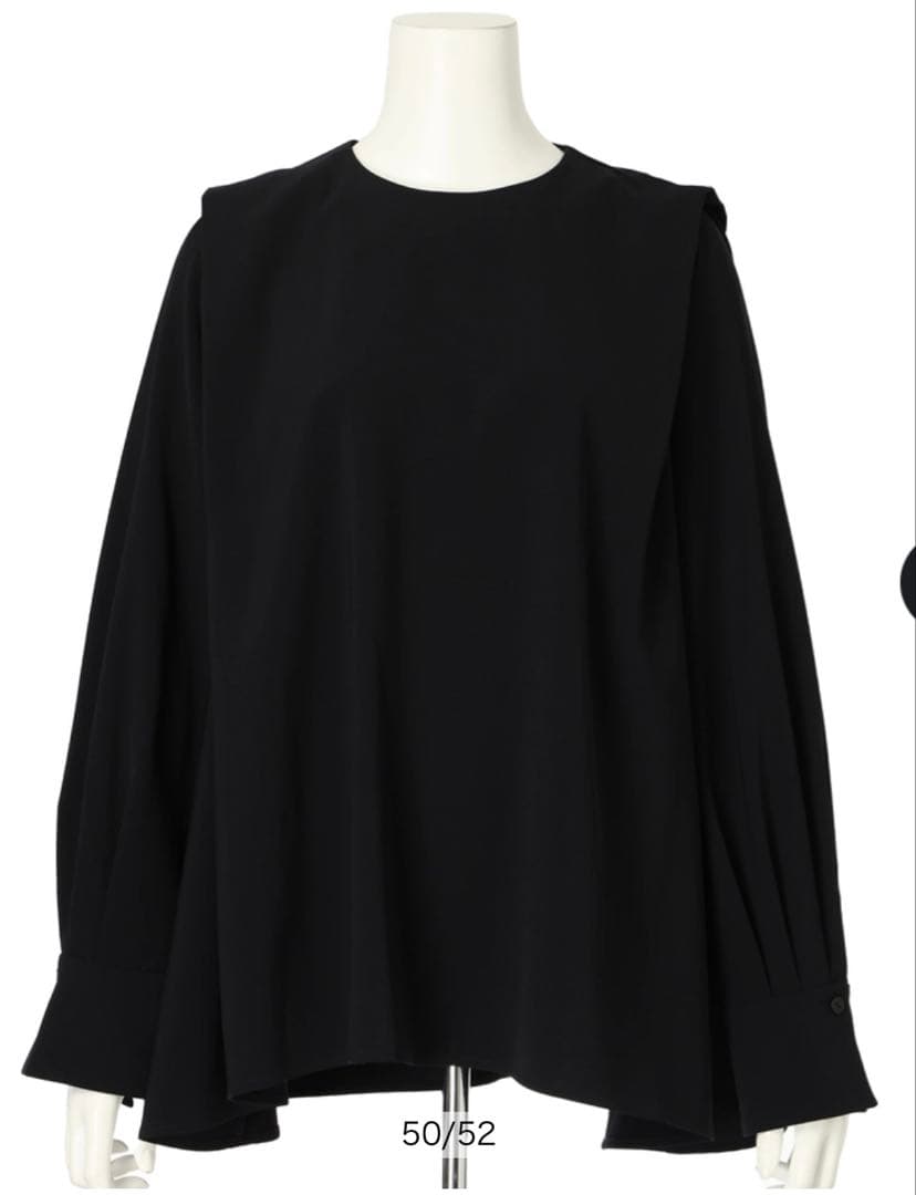 新作 CADUNE カデュネ ＜川上桃子さんコラボ＞ 衿付きブラウス コン 38