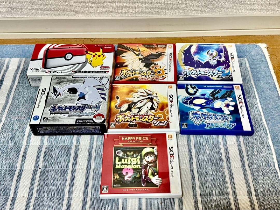 2DS ll 本体　モンスターボール エディション +ポケモンの6個セット ニンテンドー2DS 【ソフトプレゼント企画！】new 2DS LL すぐ遊べる