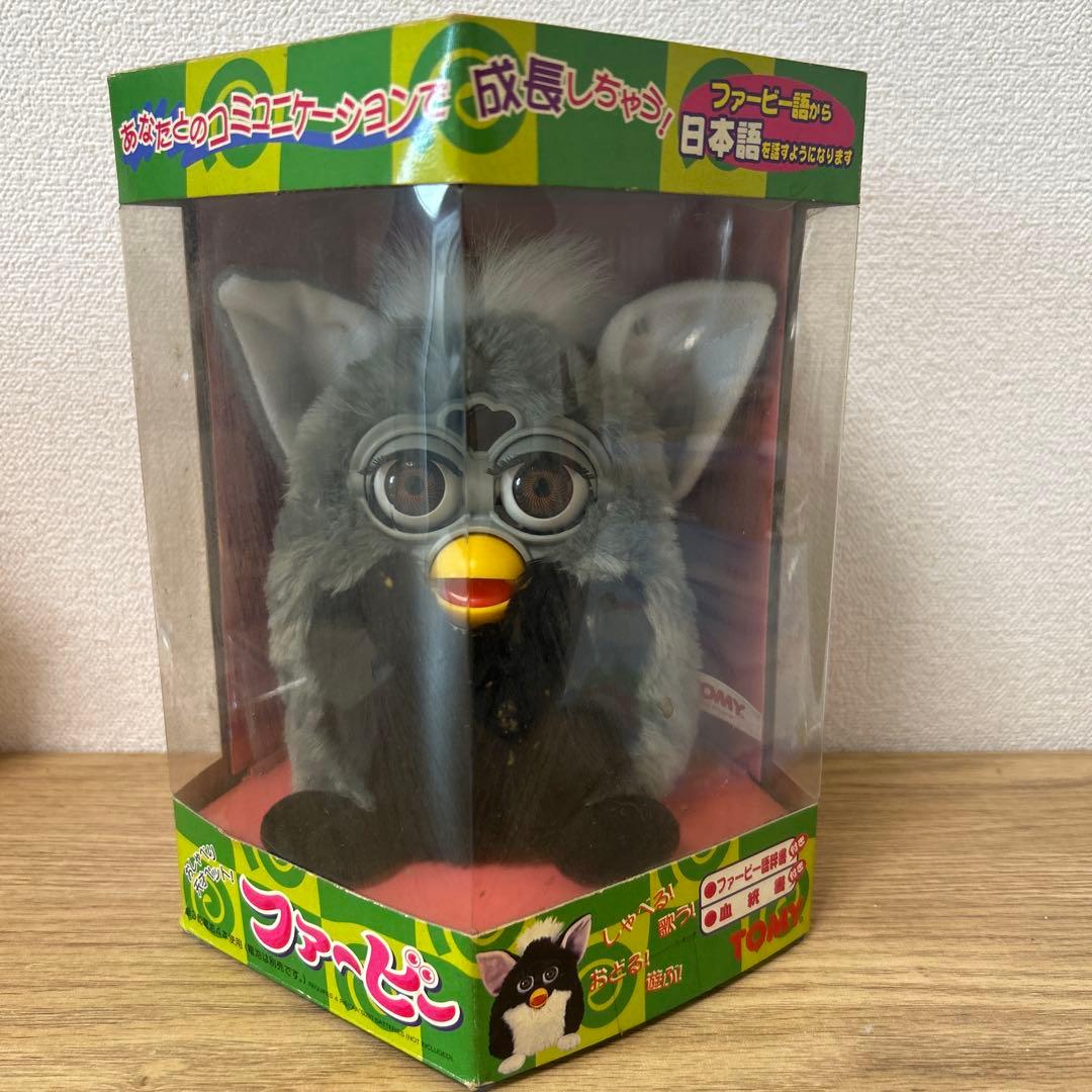 Furby 初代 ファービー グレー ブラック - メルカリ