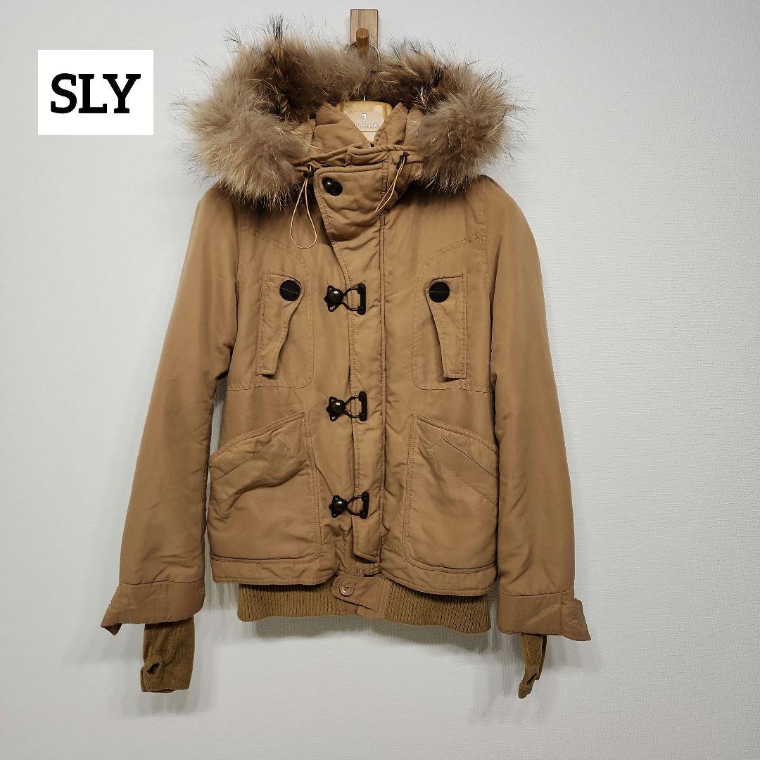 Y2K 平成ギャル SLY ミリタリー ファー モッズコート N3B