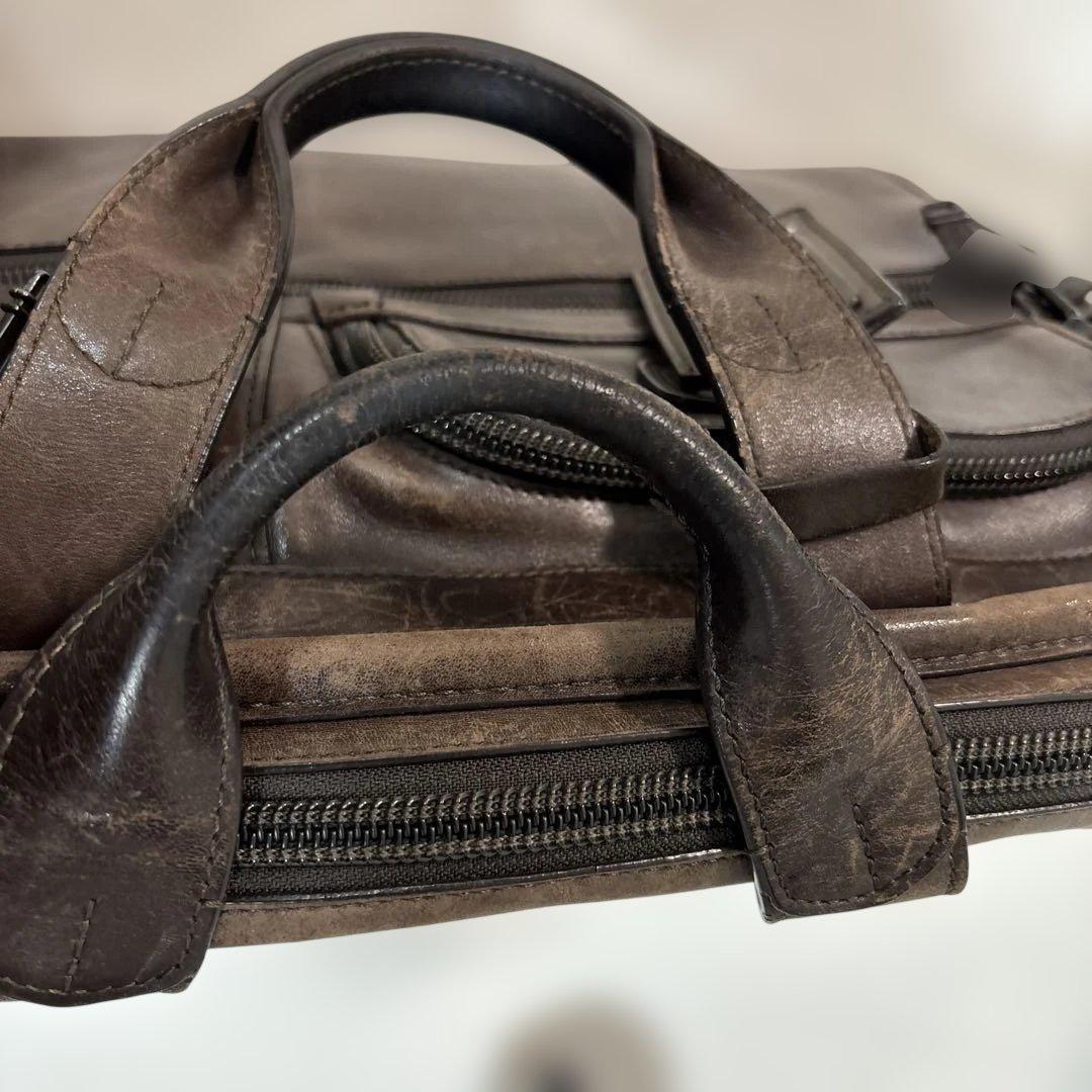 TUMI トゥミ レザービジネスバッグ ブラウン 96114BH - メルカリ