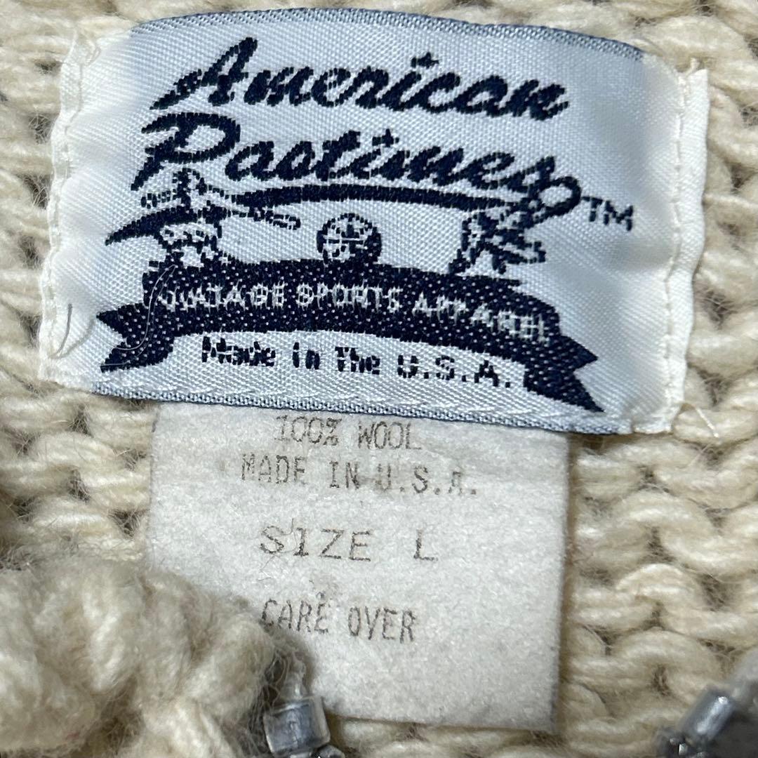 American Pastimesアメリカンパスタイム カウチンセーター USA