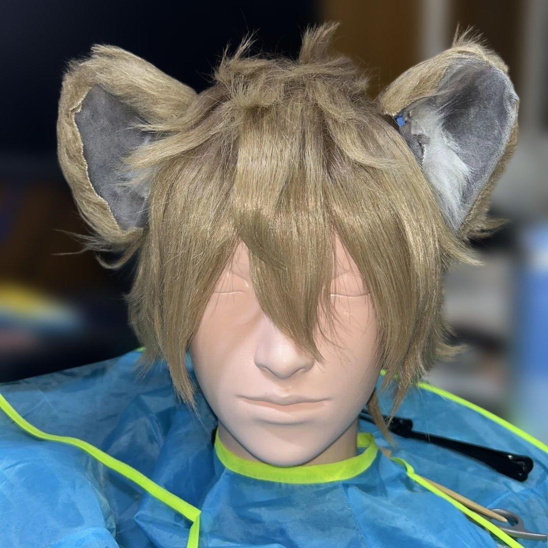 ラギー ウィッグ ツイステ コスプレ 耳 尻尾 - メルカリ