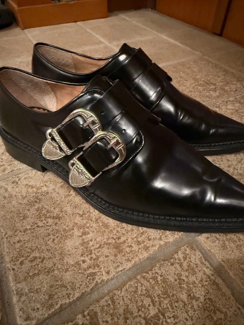 TOGA 2バックル ウェスタン オックスフォード