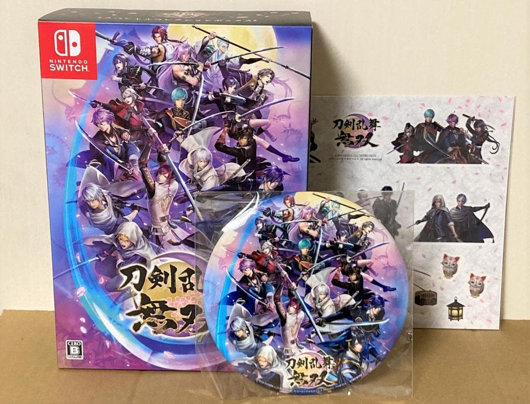 刀剣乱舞無双 スペシャルコレクションボックス ビッグ缶バッジ＆スキンシール付 ゲーム【『刀剣乱舞無双』スペシャルコレクションボックス アニメイト