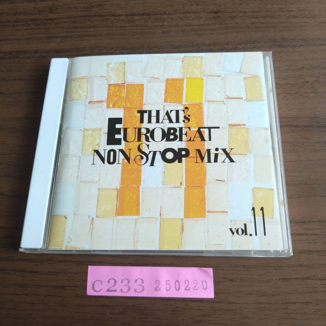 ザッツ・ユーロビート・ノンストップ・ミックスvol.11 - メルカリ