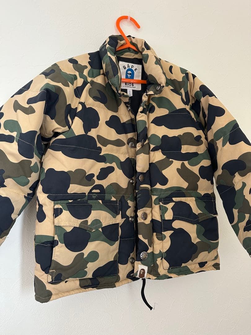 BAPE KIDS 迷彩 中綿ジャケット 110 - メルカリ