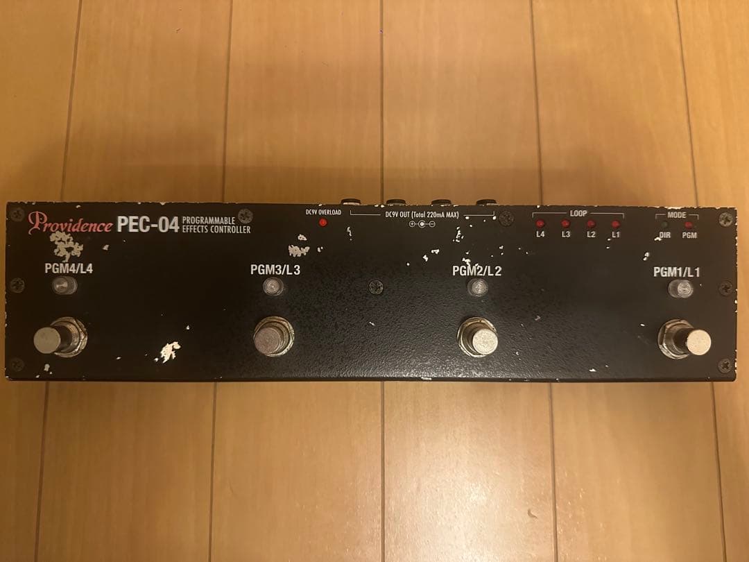 Providence PEC-04 スイッチャー アダプター付 マイ機材その31 Providence PEC-04 - やまさんの三度の飯より機材好き