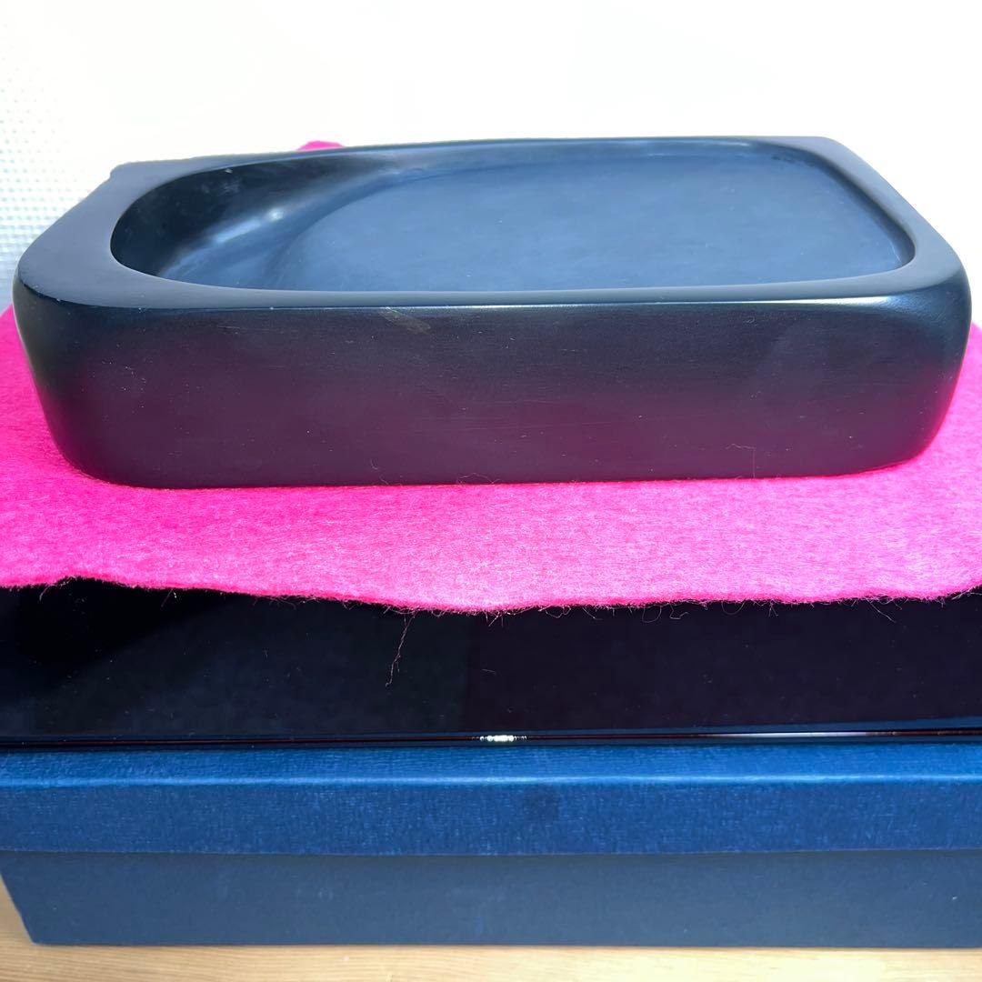 ⭕️土佐硯　大型な天然硯　三原硯製作所　21cm 2.6kg 飾って良し　美品