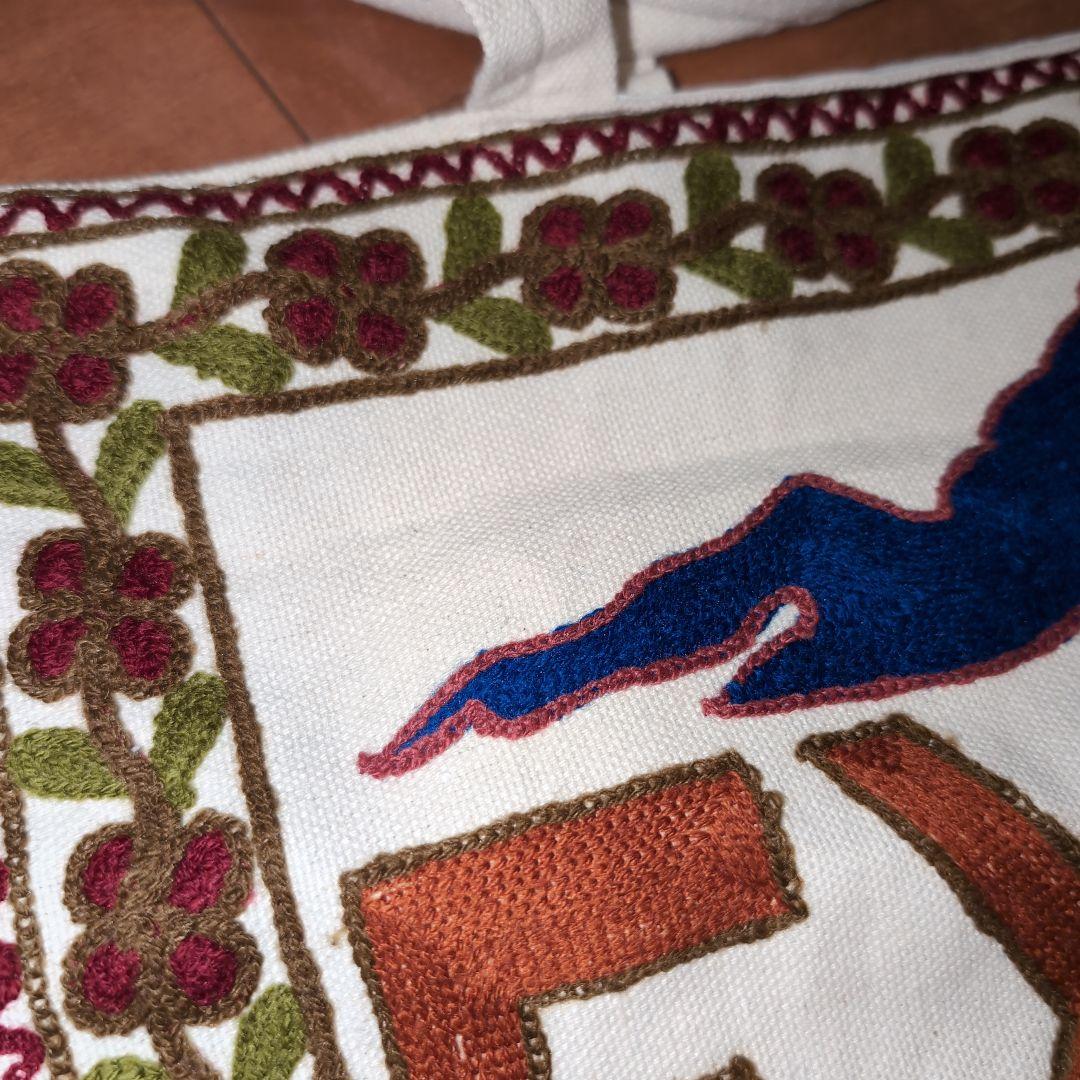 大阪関西万博 ネパール 刺繍 トートバッグ 会場限定品 エコバッグ