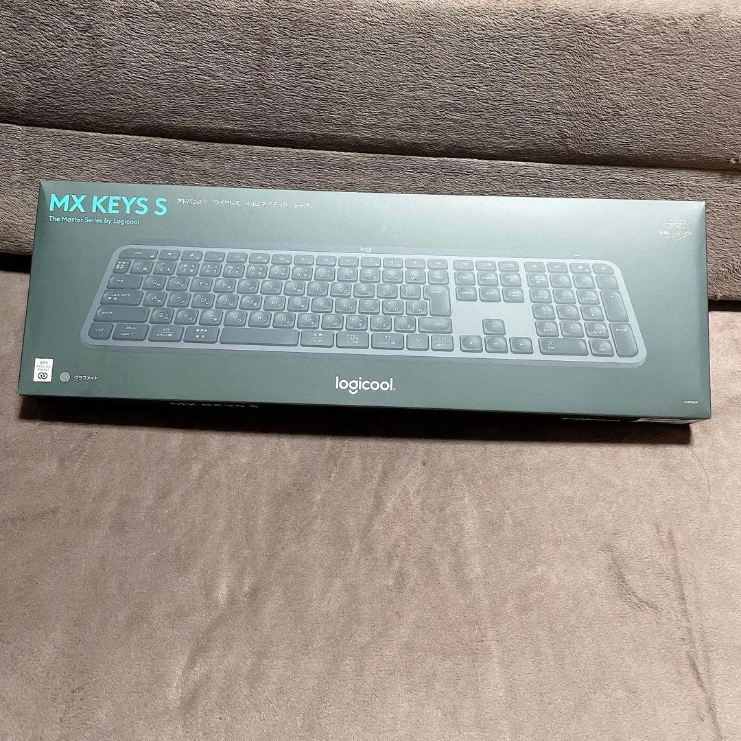 【新品未開封】ロジクールMX KEYS S キーボード 本体　KX800s GR 楽天市場】ロジクール MX KEYS S アドバンスド ワイヤレス イルミネ