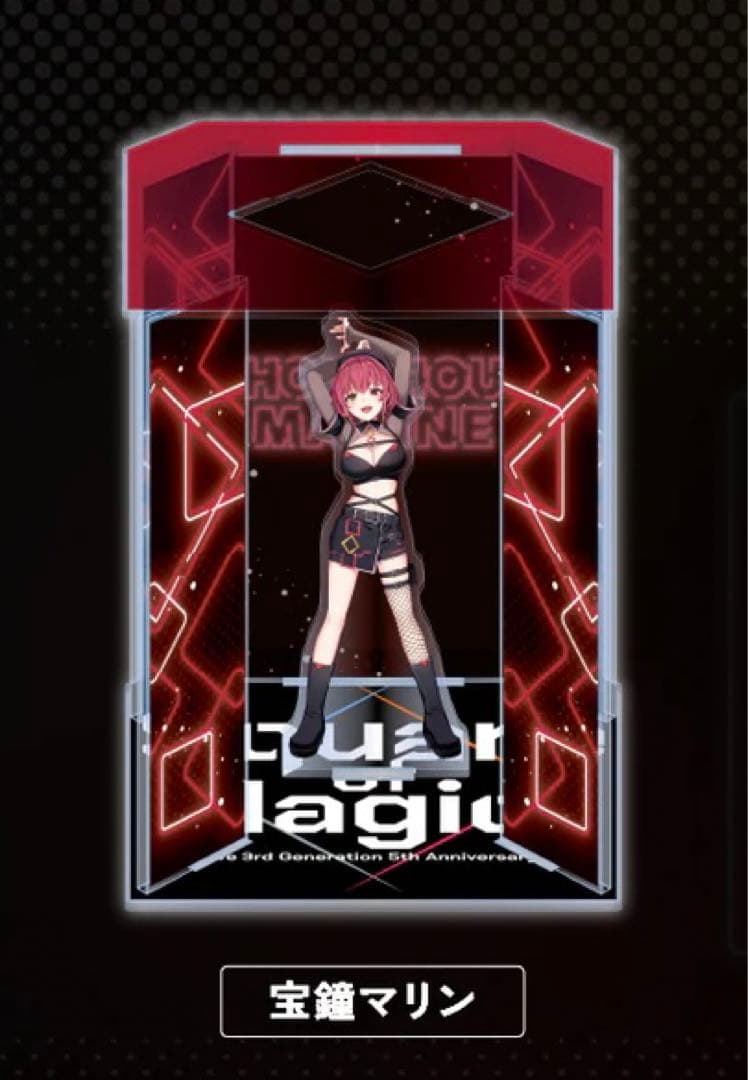 ホロライブ 3期生 5周年記念 ステージジオラマアクリルスタンド 宝鐘