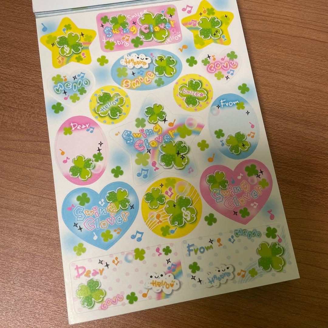 平成レトロ】クローバー柄 メモ帳 セット - メルカリ