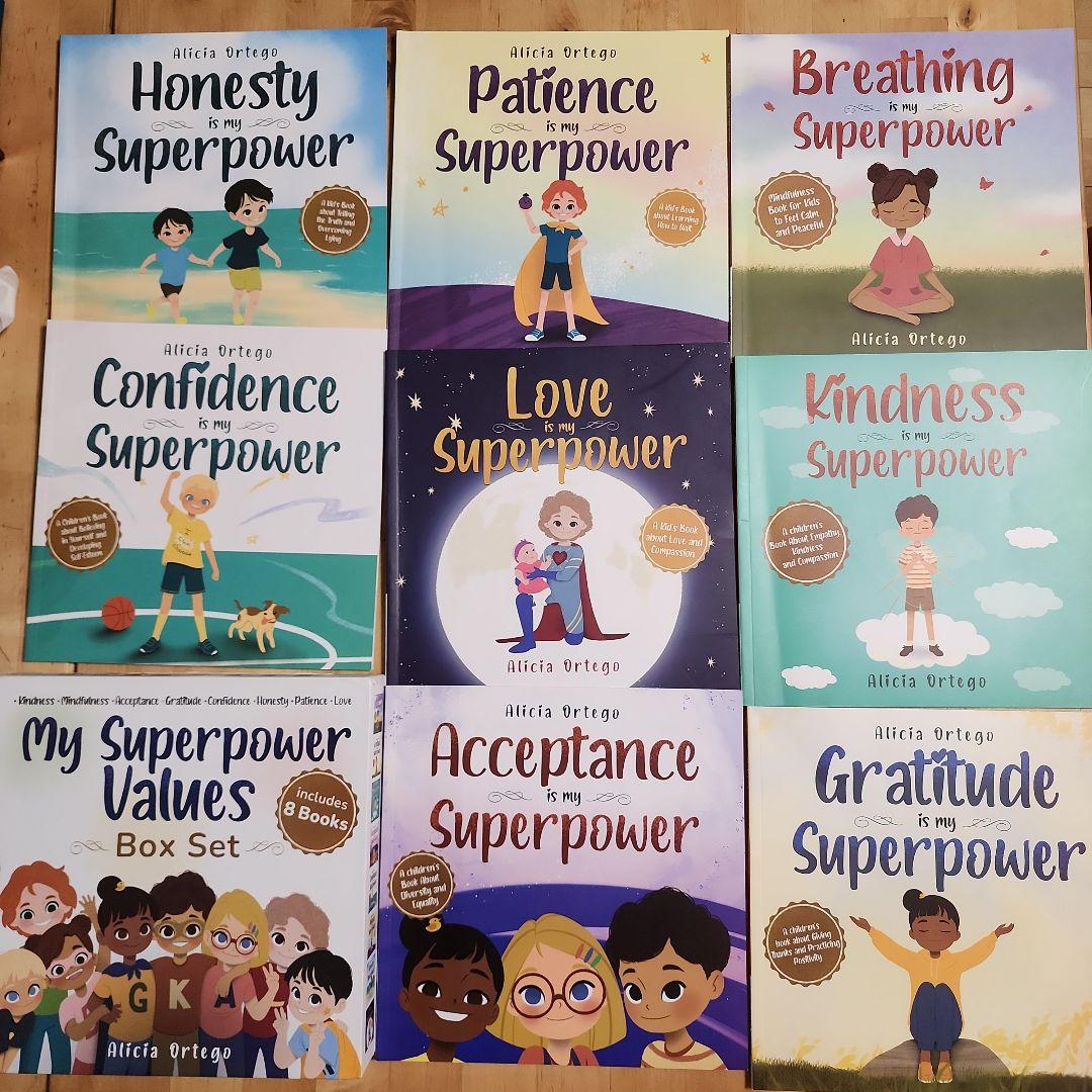 My Superpower Values ボックスセット Amazon.com: My Superpower Values 8 Book Box Set (Books 1-8