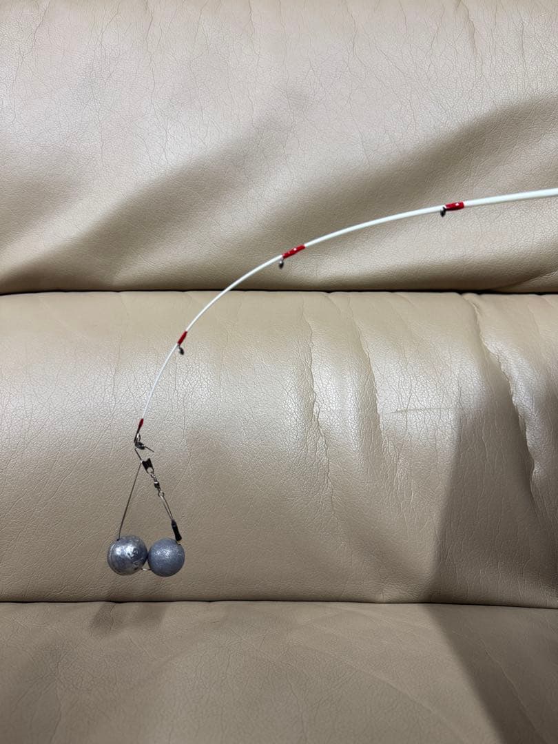 伊勢海老 穴釣り竿 布袋竹 ハンドメイド