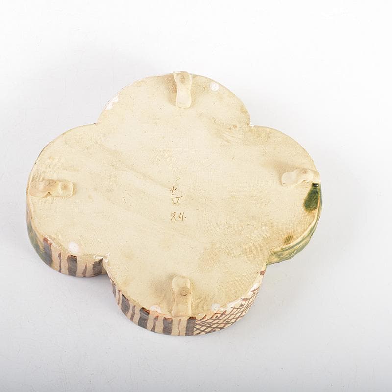 ばかぼん様専用 織部焼 江守奈比古造 木瓜の鉢 共箱 V R5765 - メルカリ