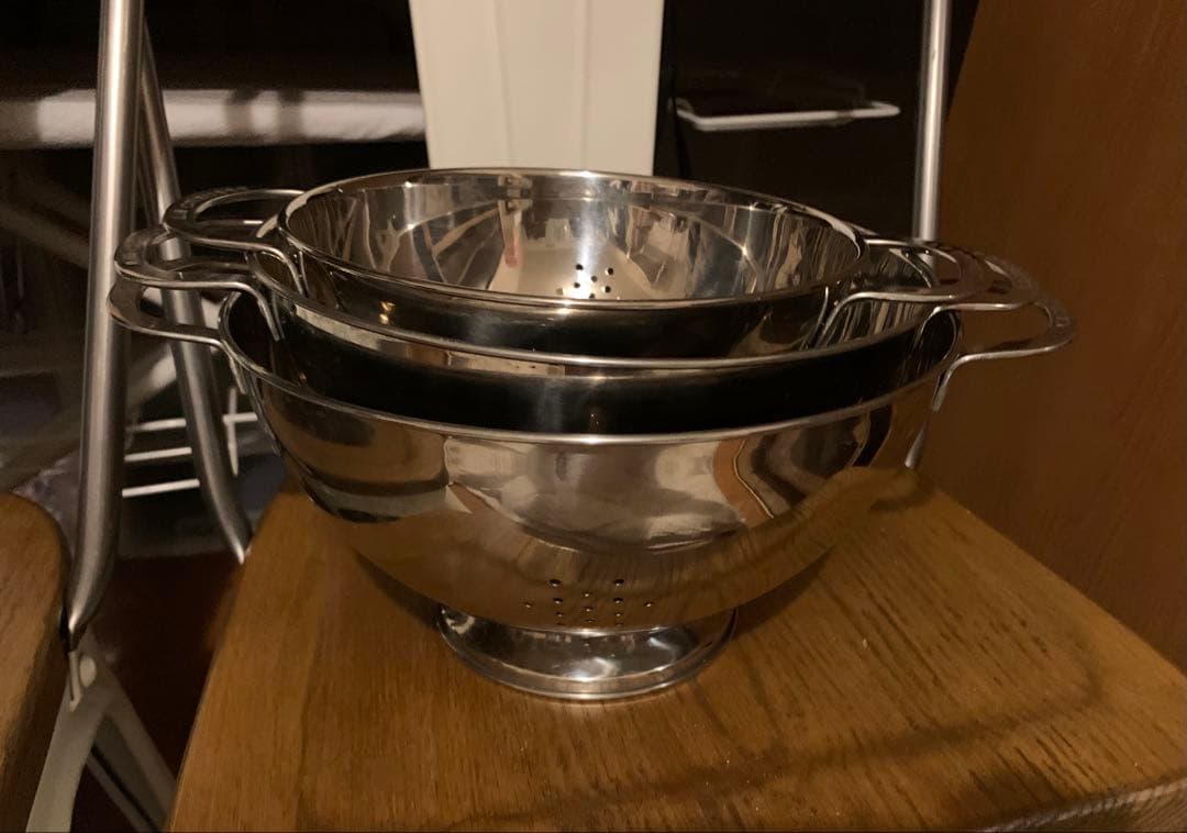 ル・クルーゼ☆コランダー☆ザル3点セット