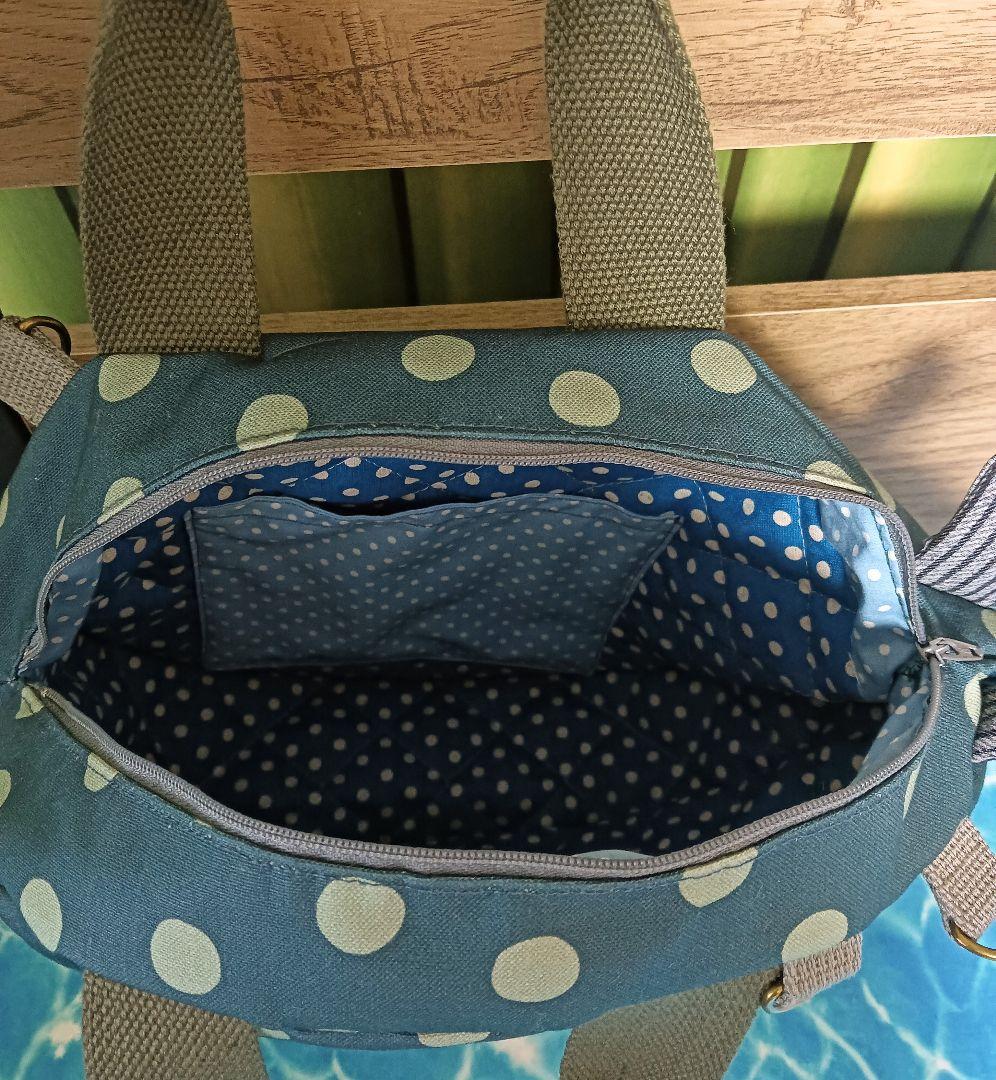 フグ ショルダーバッグ ポーチ セット ハンドメイド 河豚 ドット 水玉