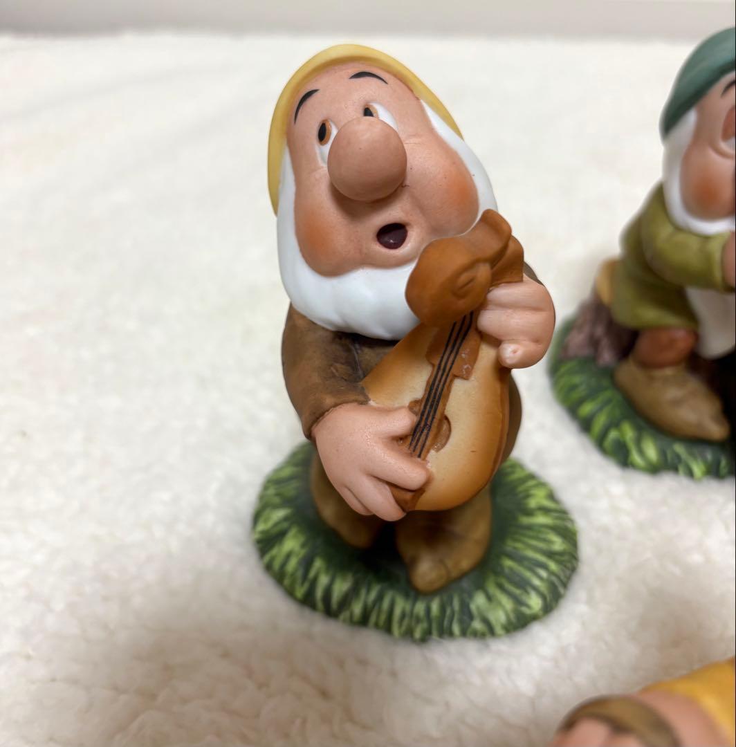 希少】 白雪姫 7人の小人 加藤工芸 陶器 置物 ガーデンオーナメント