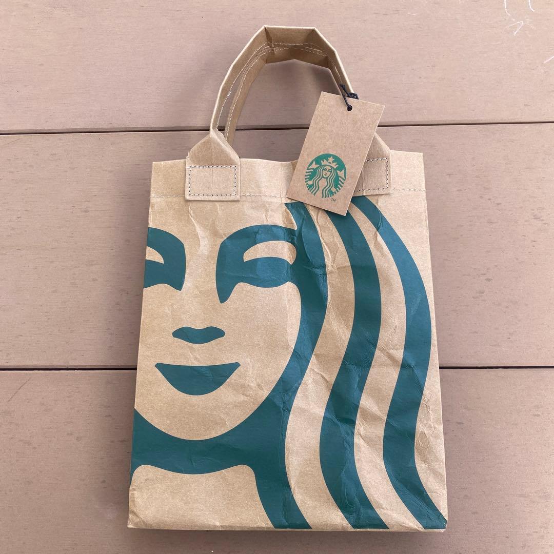 即購入OK! クラフトペーパーショッパー S スタバ ショッパー