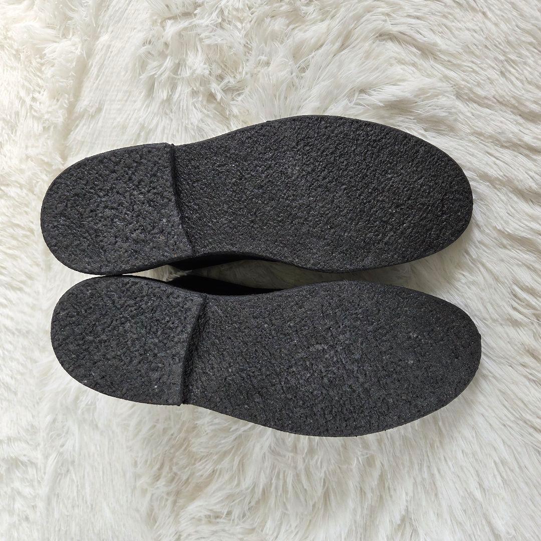 COMME des GARCONS ブラック スエード チャッカブーツ 27の通販はau