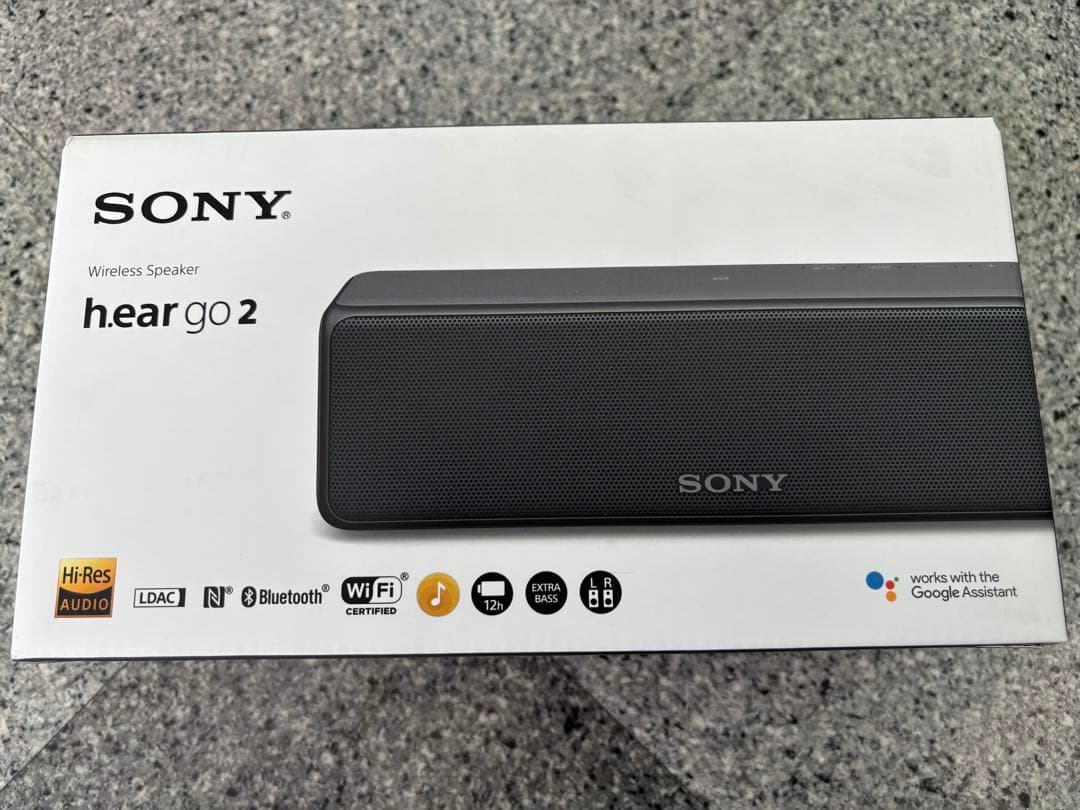 SONY h.ear go 2 ワイヤレススピーカー ソニー、Spotify/Chromecast対応「h.ear go 2」。スマートスピーカー