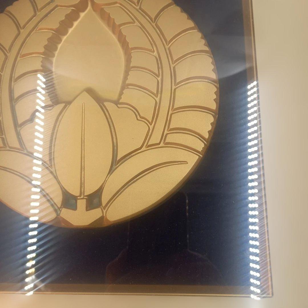 家紋「丸に抱き茗荷」置物 - メルカリ