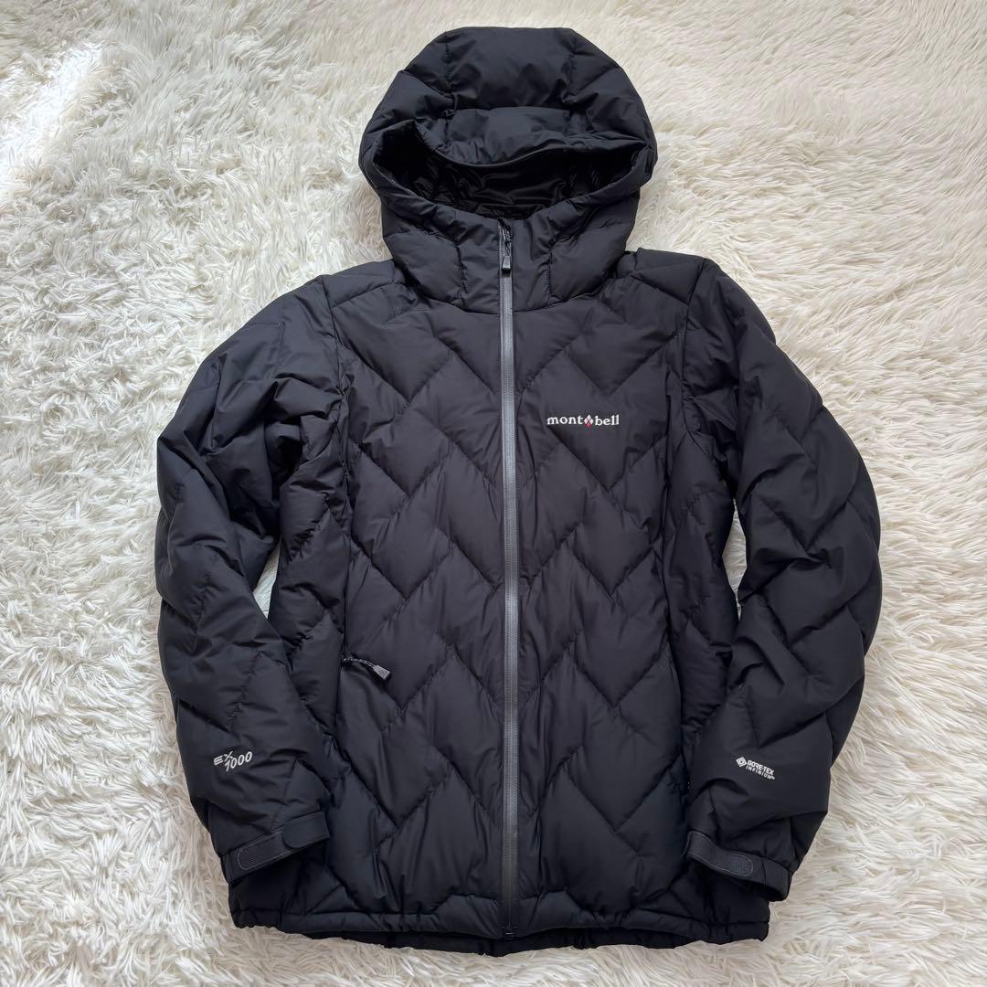 モンベル イグニスダウン パーカ ゴアテックス レディースM 黒 1101595