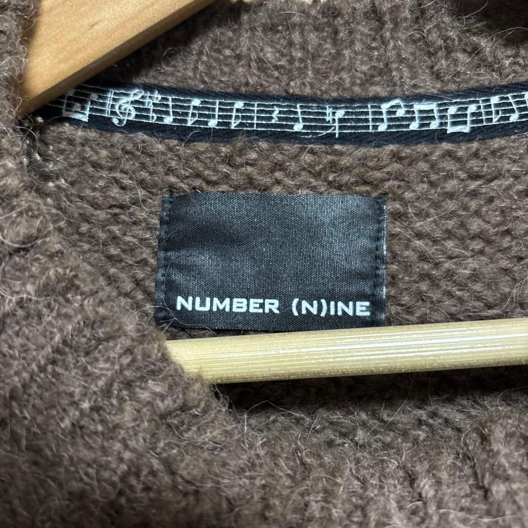 ナンバーナイン ダメージ加工 ニット セーター ブラウン - メルカリ