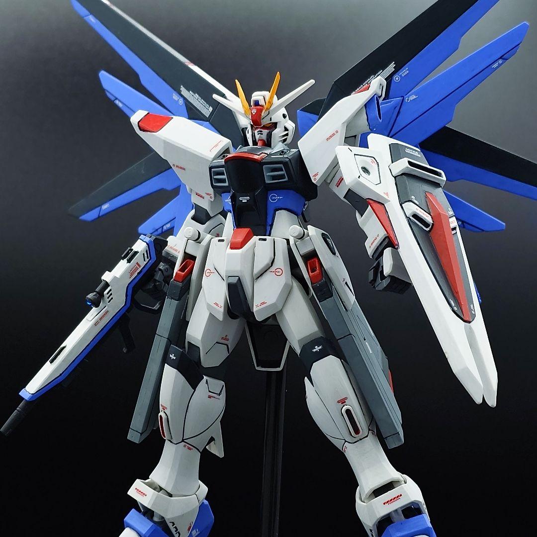 HG 1/144 フリーダムガンダム 全塗装完成品 - メルカリ
