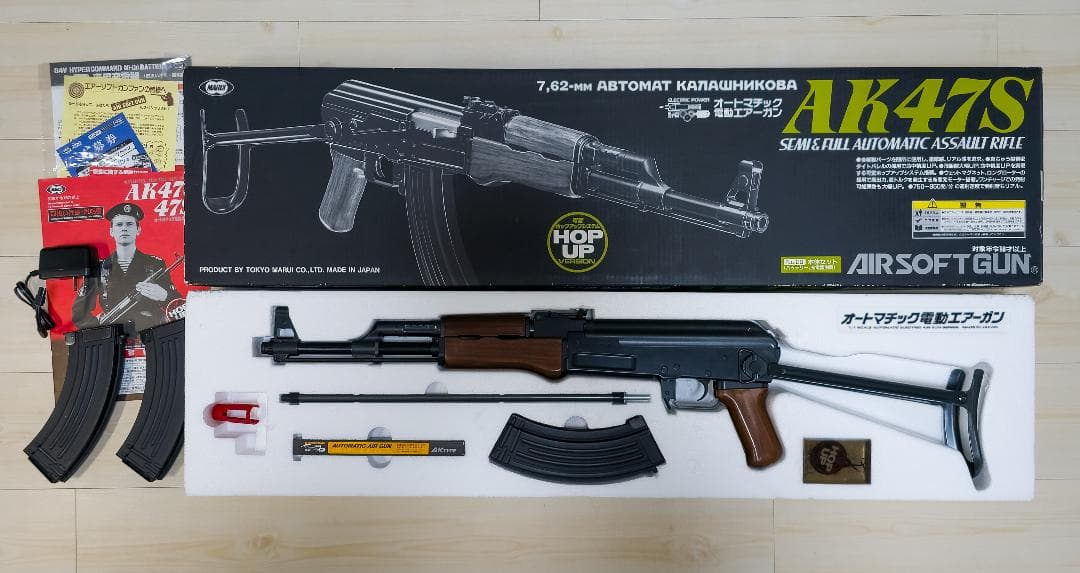 東京マルイ AK47S スタンダード電動ガン 多弾マガジン2本付き 動作確認済み TOKYO MARUI（東京マルイ） AK47S（STD/スタンダード電動ガン） : HBLT