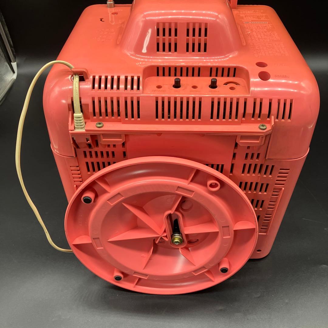 National レトロ ブラウン管テレビ ピンクTH11-S29 当時物 - メルカリ