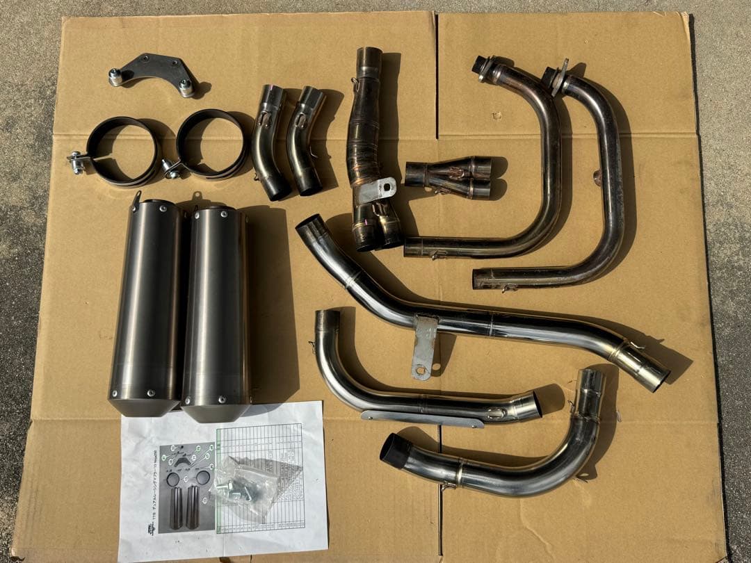 TTS デュアルレーシングマフラー Ninja250 250R フルエキ - メルカリ