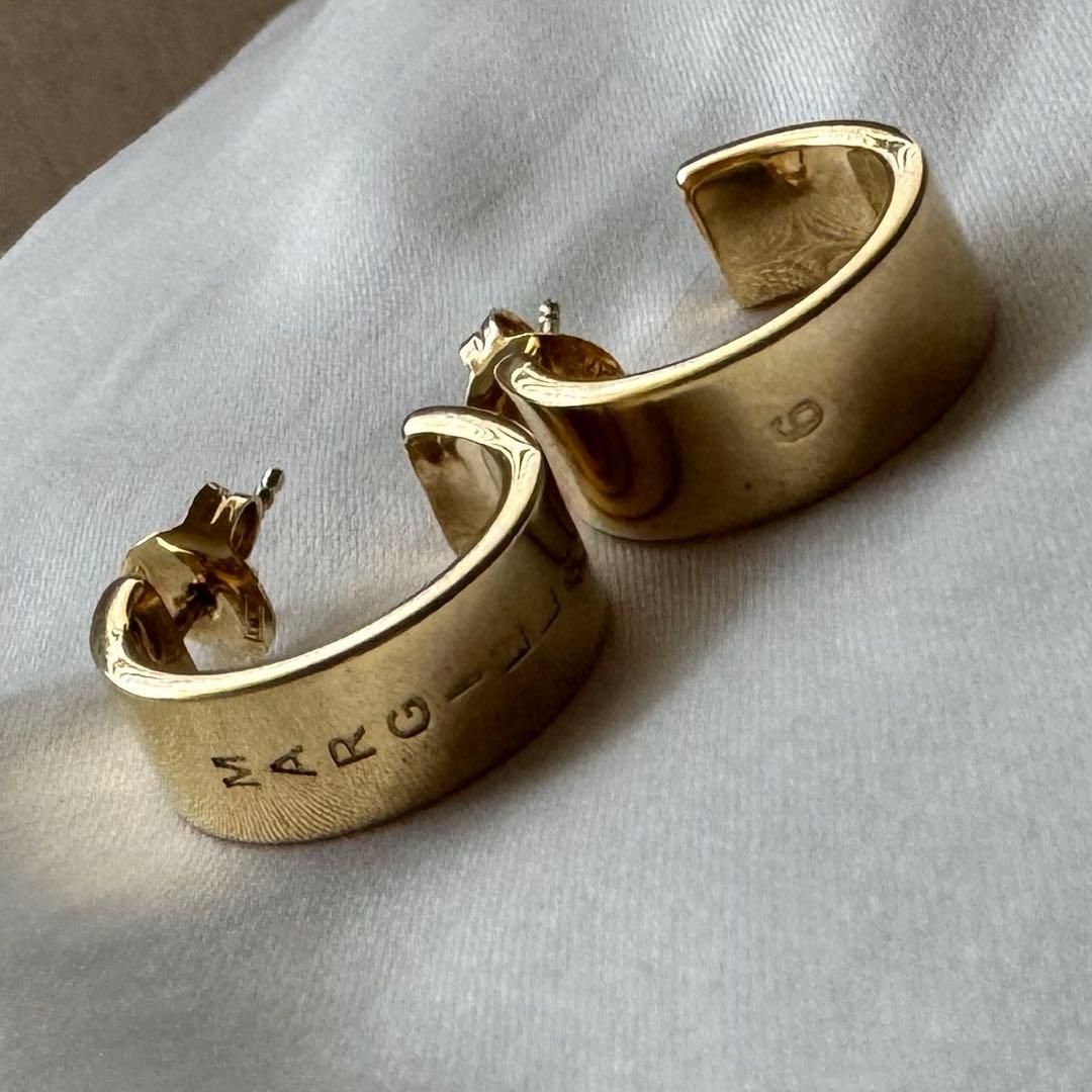 MM6 MAISON MARGIELA 数字ミニマルシグネチャーフープピアス - メルカリ